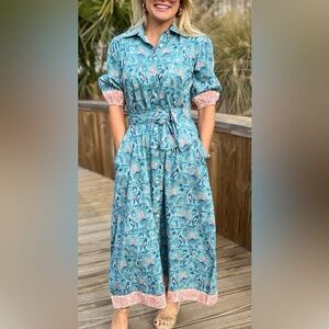 Victoria Dunn Shirt Dress NWT